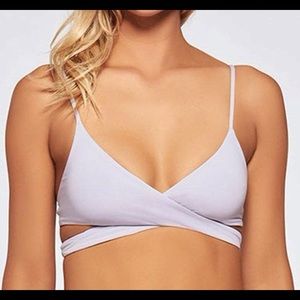 L’ Space wrap bikini top